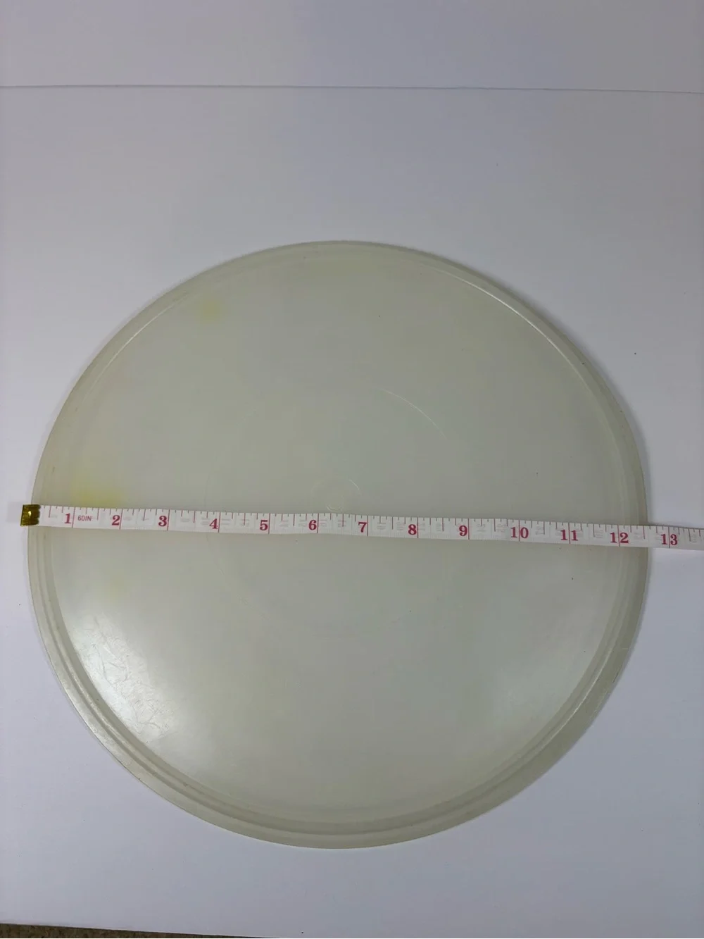 Two Tupperware Replacement Lids Large For 12” Bowl (Lids Only)